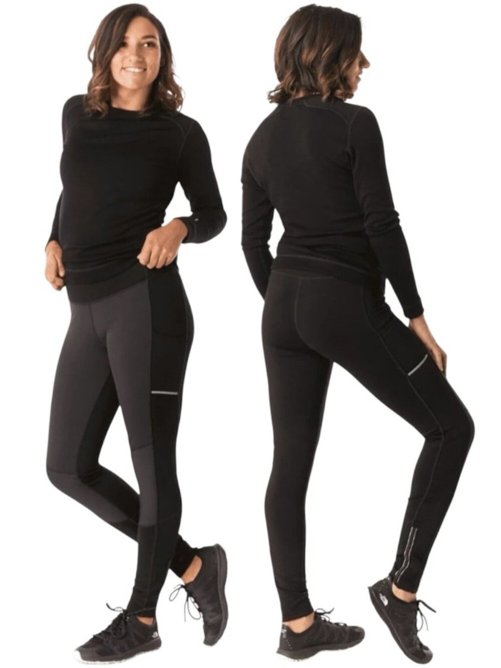 Smartwool Women's Merino Sport Fleece Wind Tight Black S (NWT)